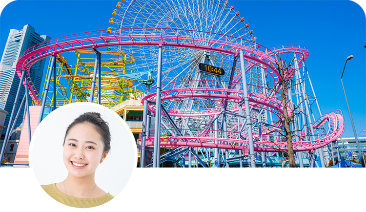 遊園地での待ち状況までバッチリ！